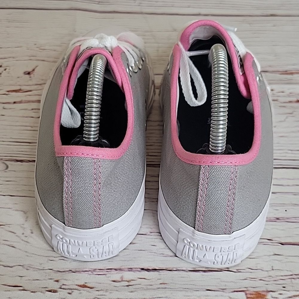 CONVERSE Gray and Pink Women's Size 6.5 - Picture 4 of 6
